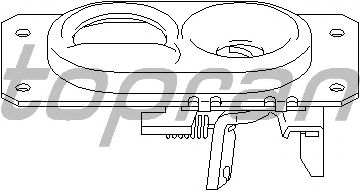 Замок капота TOPRAN 107 406