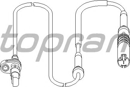 Датчик вращения колеса TOPRAN 501 238