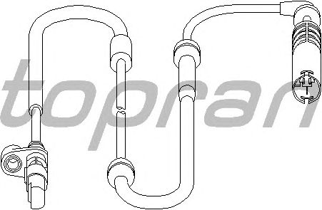 Датчик вращения колеса TOPRAN 501 239
