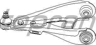 Рычаг подвески TOPRAN 700 309