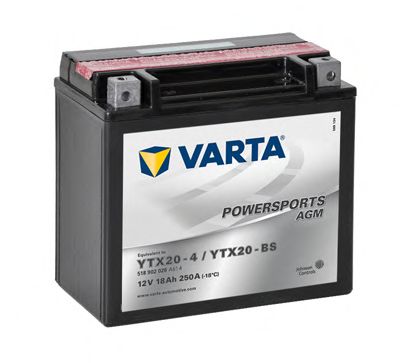 Стартерная аккумуляторная батарея VARTA 518902026A514 POWERSPORTS AGM