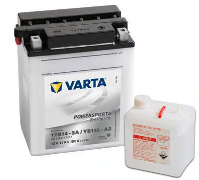 Стартерная аккумуляторная батарея VARTA 514011014A514 POWERSPORTS Freshpack