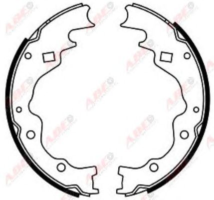 Тормозные колодки ABE C03025ABE