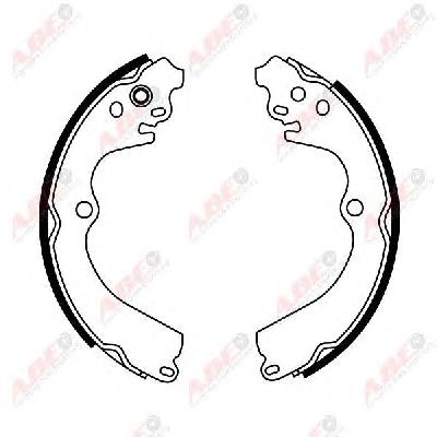 Тормозные колодки ABE C07009ABE