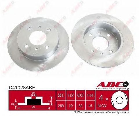 Гальмівний диск ABE C41028ABE