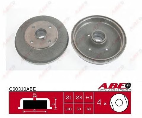 Тормозной барабан ABE C60310ABE