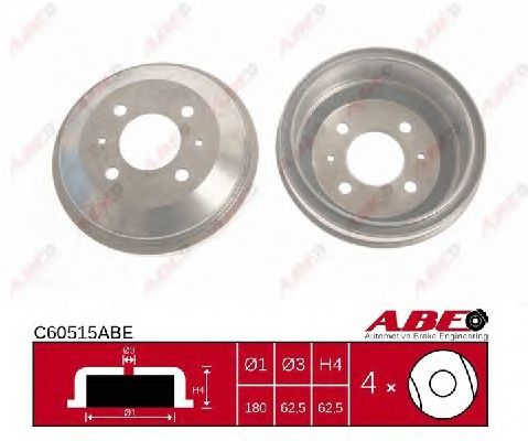 Тормозной барабан ABE C60515ABE