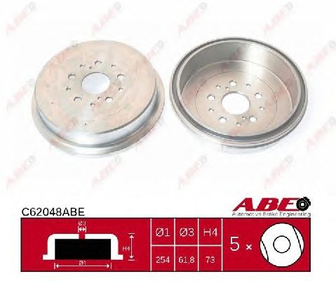 Тормозной барабан ABE C62048ABE