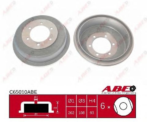 Тормозной барабан ABE C65010ABE