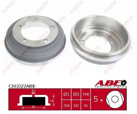 Тормозной барабан ABE C6G022ABE