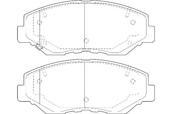 Тормозные колодки WAGNER WBP23868A