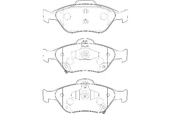 Тормозные колодки WAGNER WBP24022A