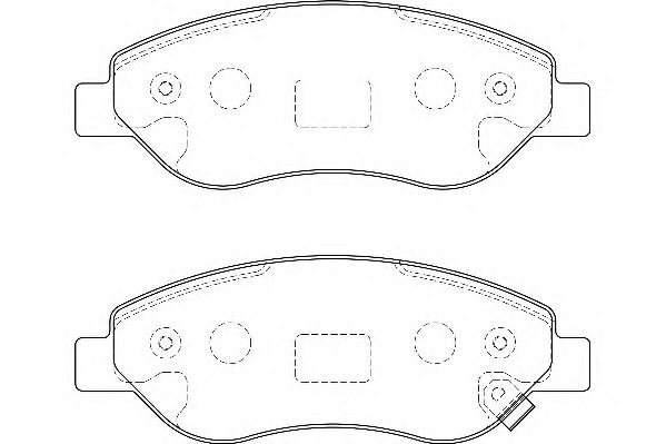 Гальмівні колодки WAGNER WBP24550A