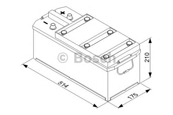 Стартерная аккумуляторная батарея BOSCH 0 092 T30 380 T3