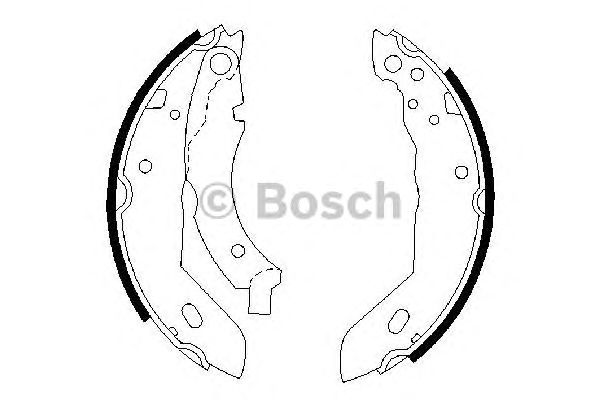 Тормозные колодки BOSCH 0 986 487 084