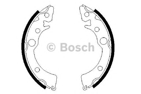 Тормозные колодки BOSCH 0 986 487 233