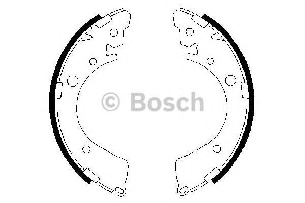 Тормозные колодки BOSCH 0 986 487 323