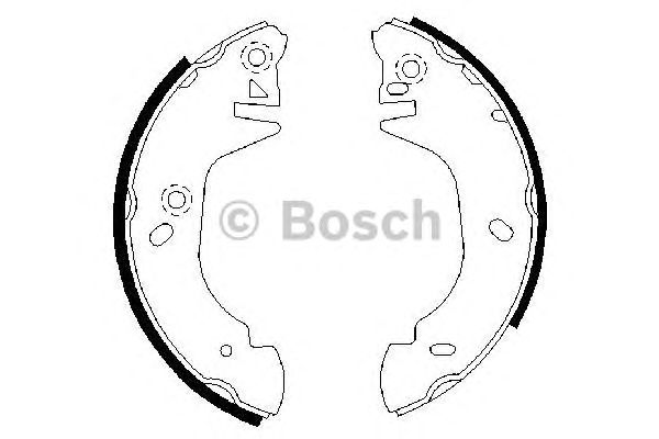 Тормозные колодки BOSCH 0 986 487 358