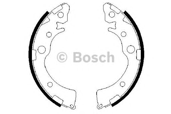 Тормозные колодки BOSCH 0 986 487 460