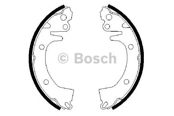 Тормозные колодки BOSCH 0 986 487 462