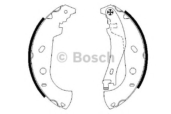 Тормозные колодки BOSCH 0 986 487 559
