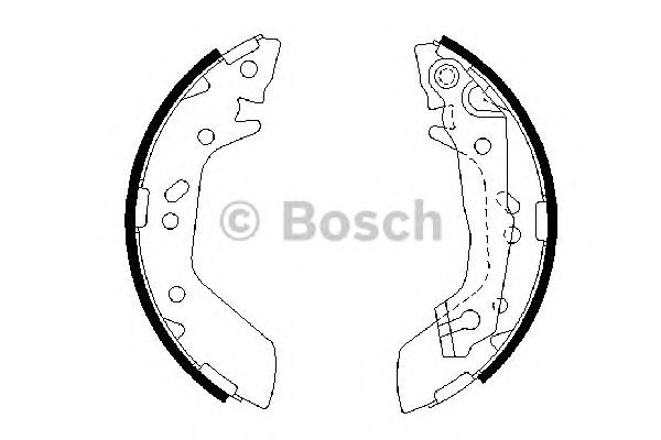 Тормозные колодки BOSCH 0 986 487 655
