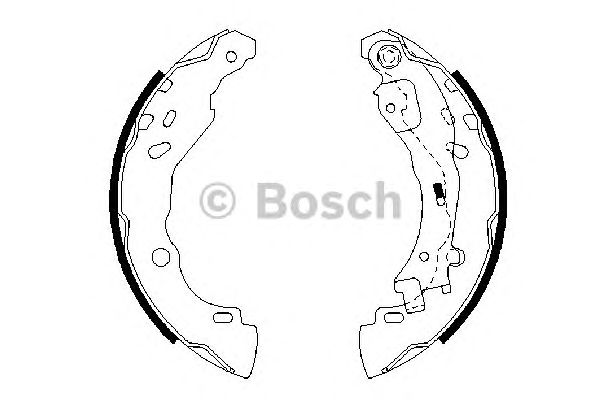 Тормозные колодки BOSCH 0 986 487 690