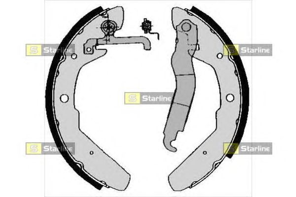 Тормозные колодки STARLINE BC 03970