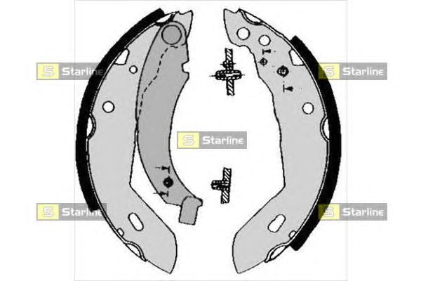 Тормозные колодки STARLINE BC 04480