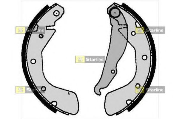 Тормозные колодки STARLINE BC 06800