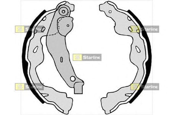 Тормозные колодки STARLINE BC 08660