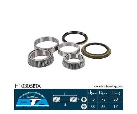 Ступичный подшипник BTA H10305BTA
