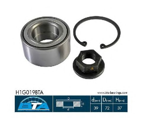 Ступичный подшипник BTA H1G019BTA