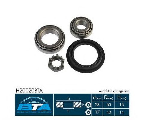 Ступичный подшипник BTA H20020BTA