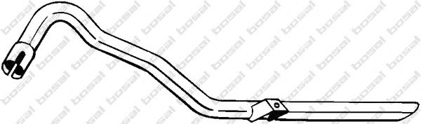 Труба выхлопного газа BOSAL 851-015