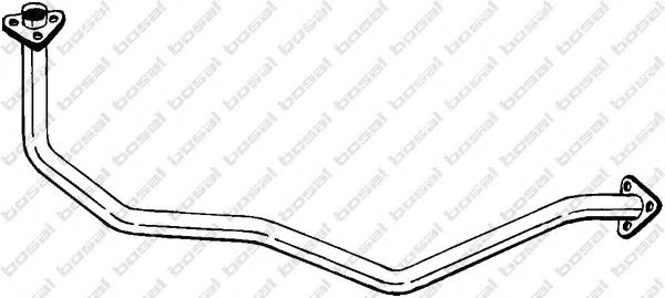Труба выхлопного газа BOSAL 884-159