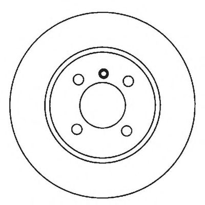 Тормозной диск BENDIX 561981B