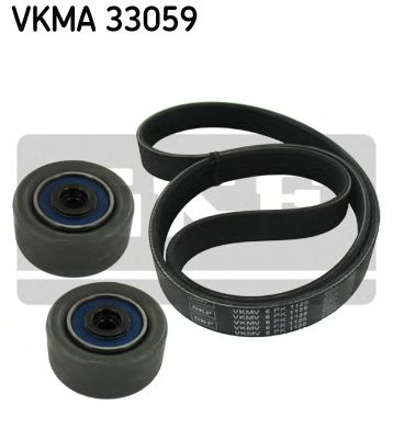 Комплект поликлинового ремня SKF VKMA 33059