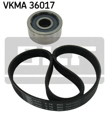 Комплект поликлинового ремня SKF VKMA 36017