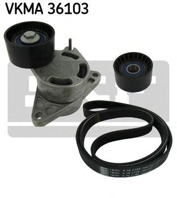 Комплект поликлинового ремня SKF VKMA 36103