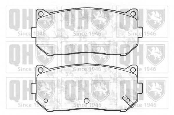 Тормозные колодки QUINTON HAZELL BP1072