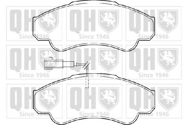 Тормозные колодки QUINTON HAZELL BP1342