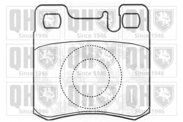 Тормозные колодки QUINTON HAZELL BP730