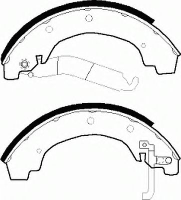 Гальмівні колодки FERODO FSB180