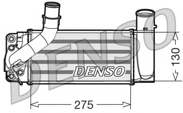 Интеркулер DENSO DIT50007