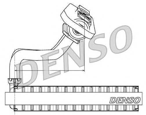 Испаритель кондиционера DENSO DEV09020