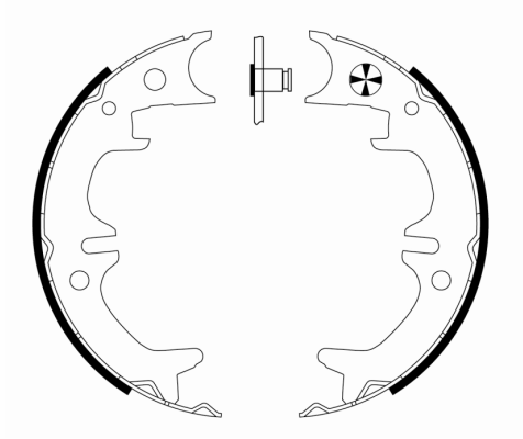 Тормозные колодки ручника MINTEX MFR637