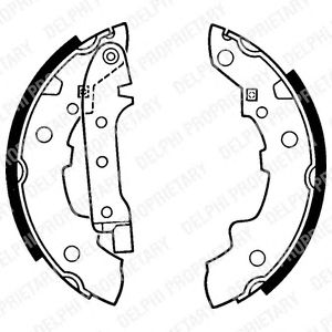 Тормозные колодки DELPHI LS1217