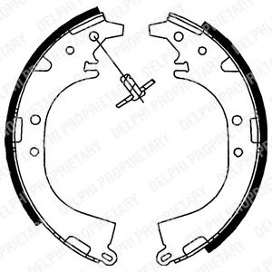 Тормозные колодки DELPHI LS1745