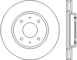 Тормозной диск HELLA 8DD 355 112-951